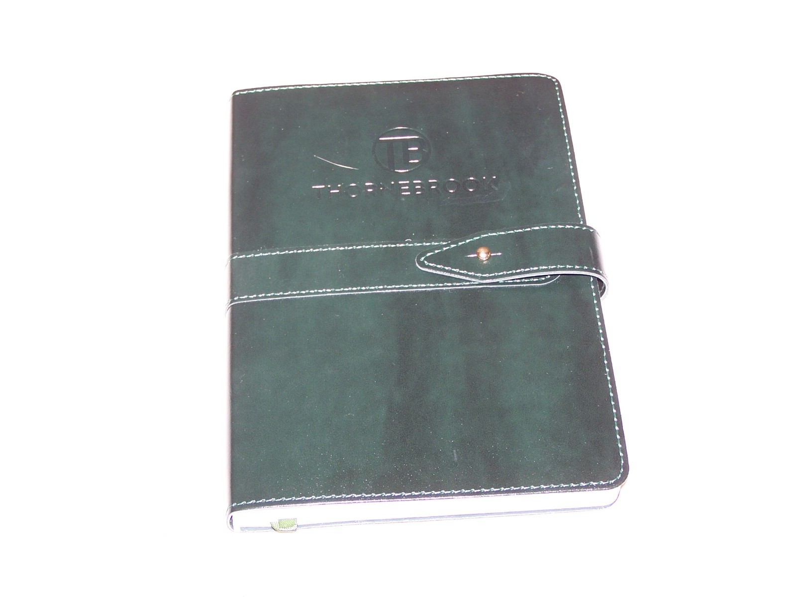 THORNEBROOK Dark Green Classic Faux Leather Journal 130 Lined Pages