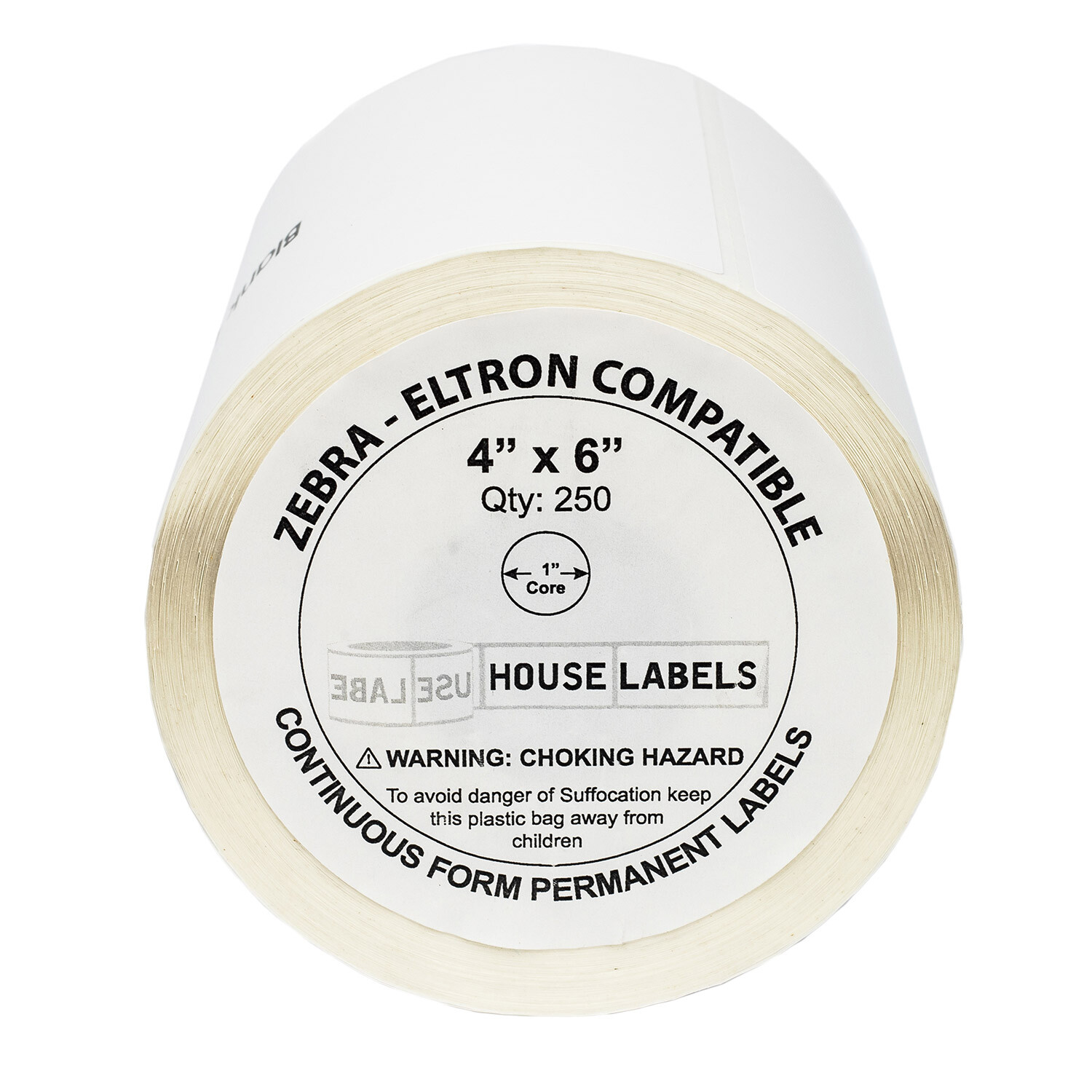 ZEBRA / ELTRON 4 x 6 (4″ x 6″) Direct Thermal Shipping Labels – (1) Roll of 250
