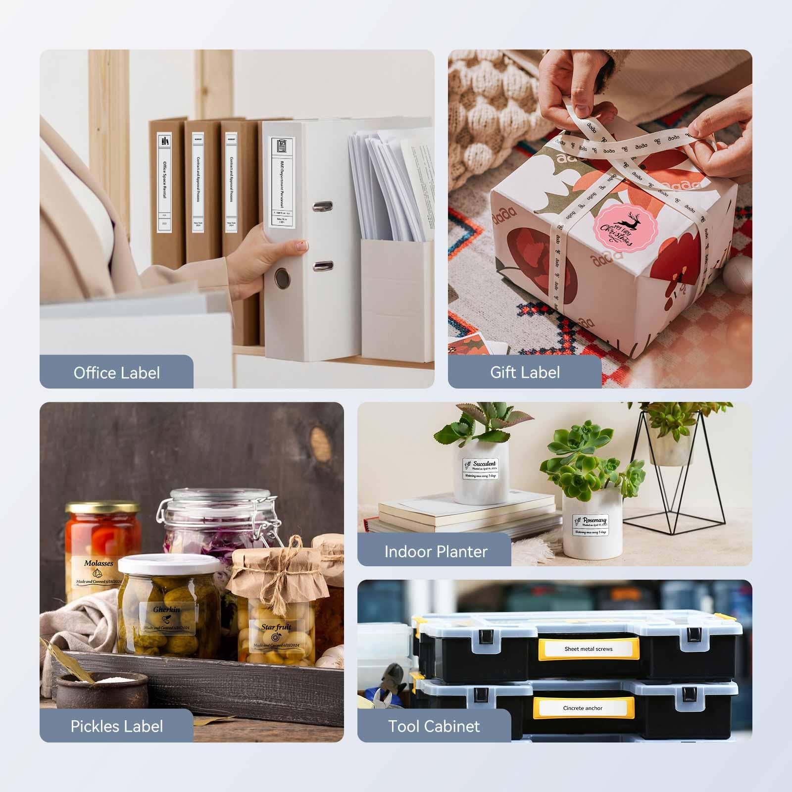 NIIMBOT B31 Label Maker Machine with Tape Portable Bluetooth Thermal Printer