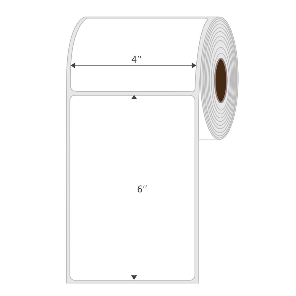4×6 Direct Thermal Address Shipping Labels – 450 Per Roll -For Zebra 2844 Eltron