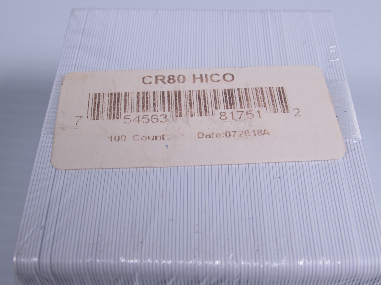 100 HID CR80 HICO UltraCard Premium CR-79 CR-80 PVC Security ID Cards (QTY 100)