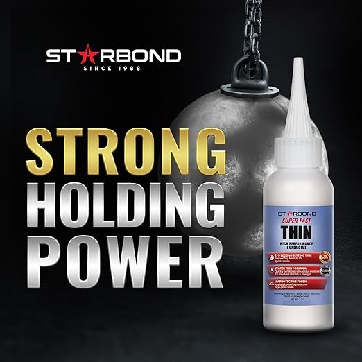 High-Performance Thin Cyanoacrylate Instant Adhesive Super Glue (2oz)