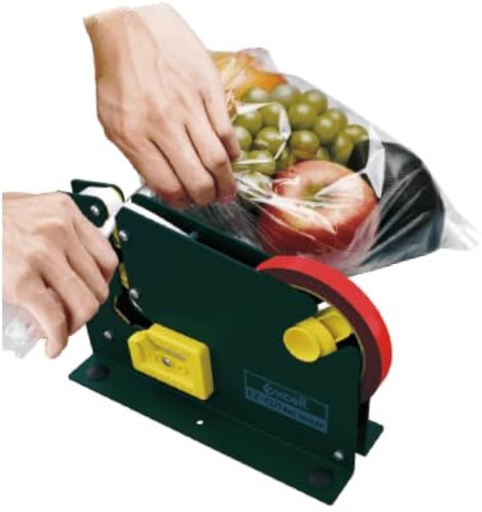 Excell 605K Bag Sealing Tape Dispenser: 1/2″ wide, Blue