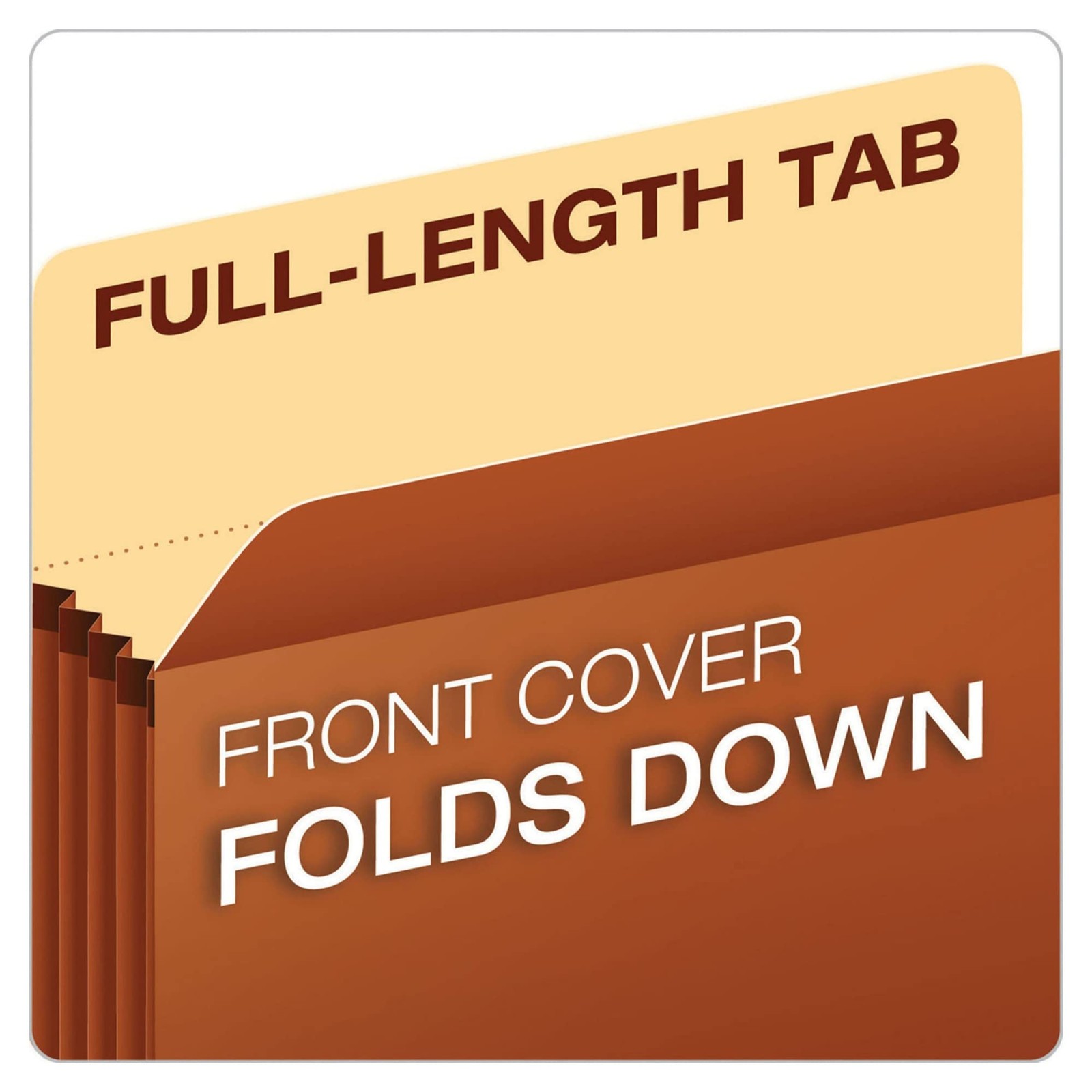 Expanding File Pockets, Letter Size, 5.25″ Expansion, Reinforced with DuPont™…