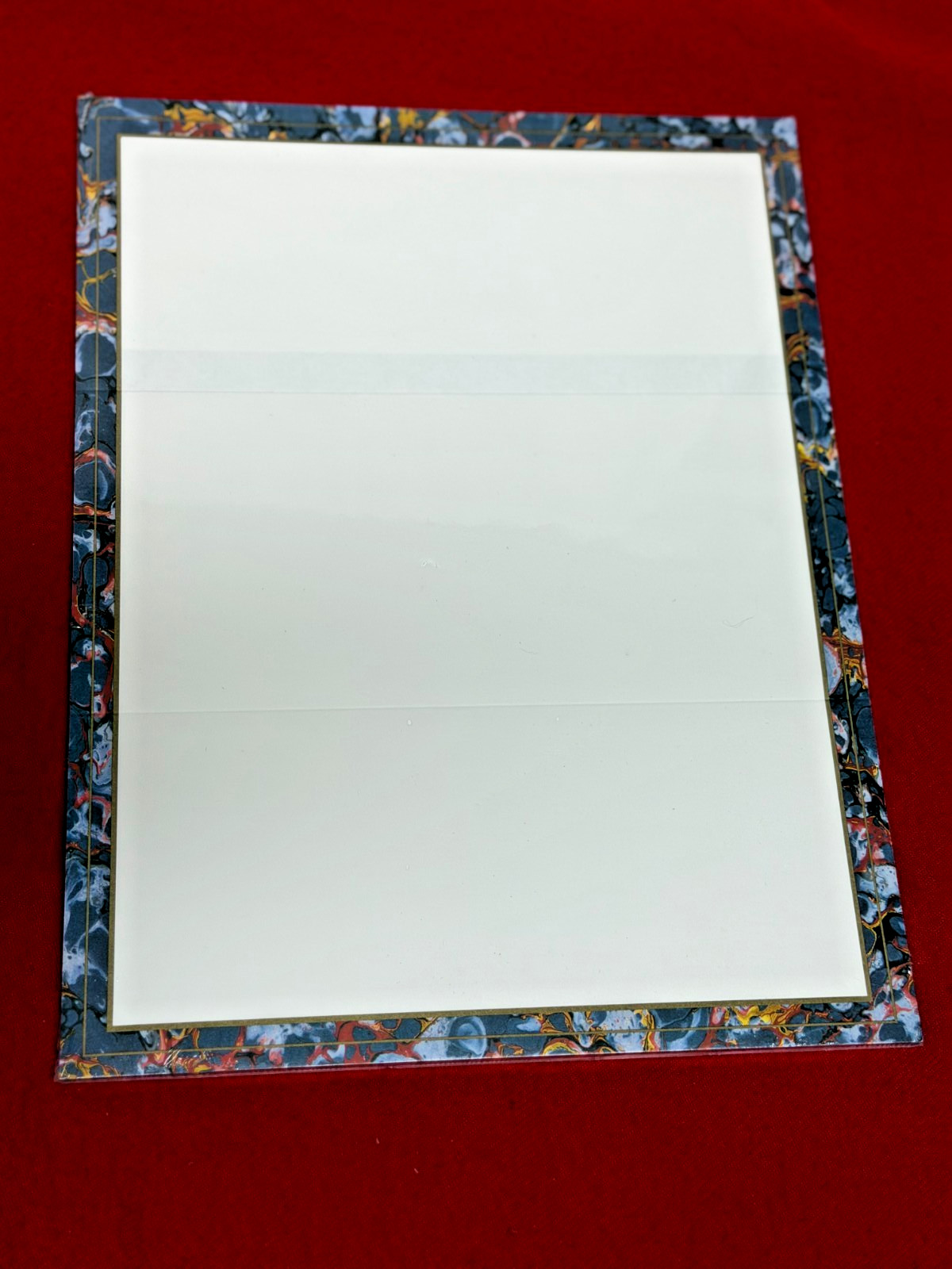 Paper Craze Tri-Fold Brochures 50 Sheets Black Opal, Acid Free Stationary Paper