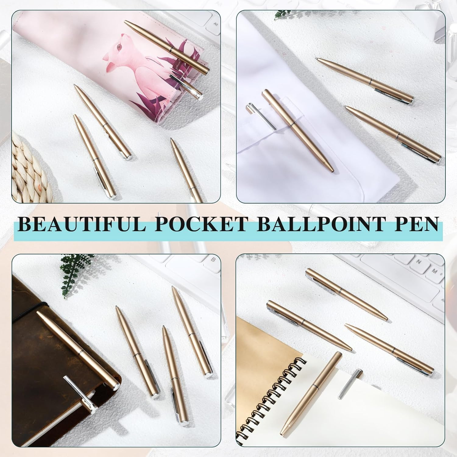 36 Pcs Small Ballpoint Pen Mini Pens Bulk 4 Inch Short Tiny Small Writing Tool B