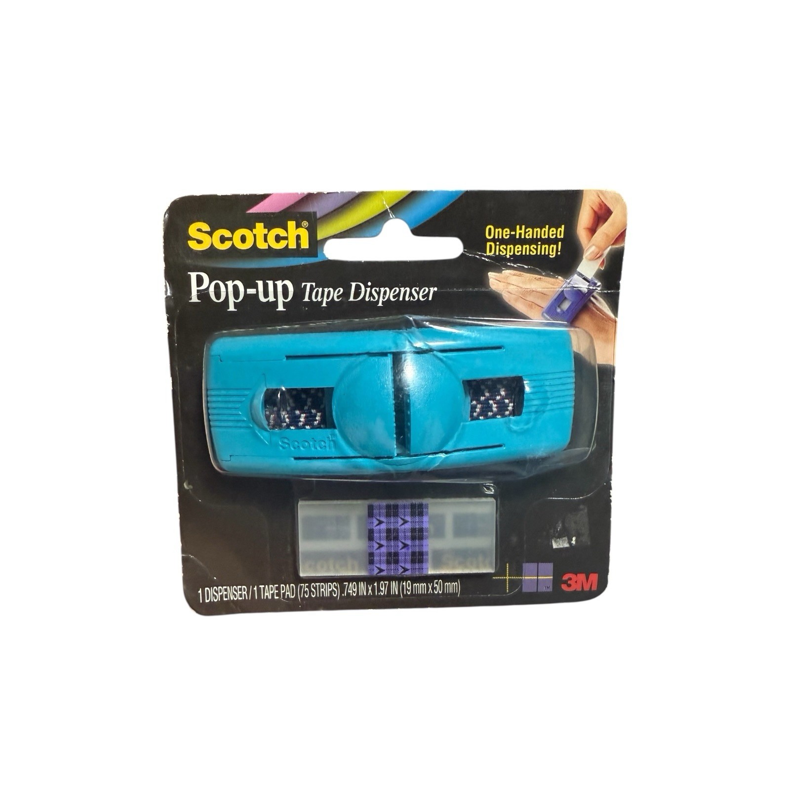 Scotch Pop-Up Tape Dispenser & Refill Pads Gift Wrap 1425 Tape Strips Sealed