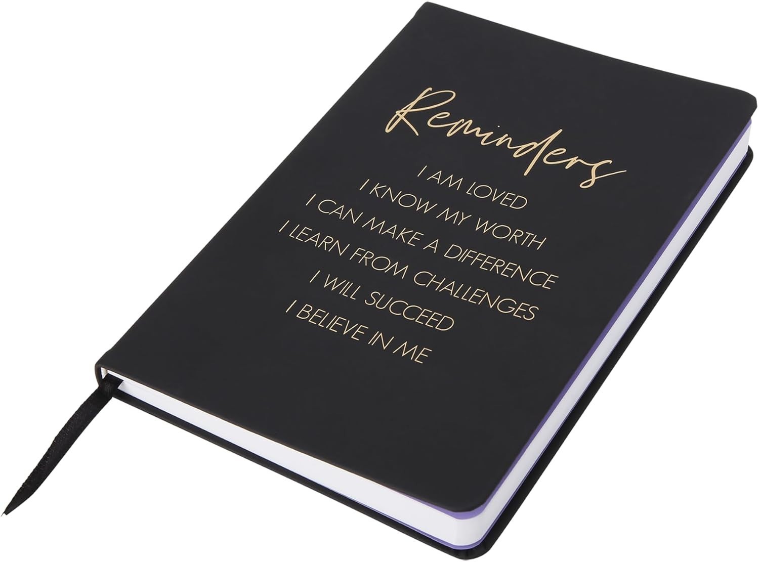 Compact Lined Journal Notebook with Flexi-Cover & Satin Bookmark, 256 Pages