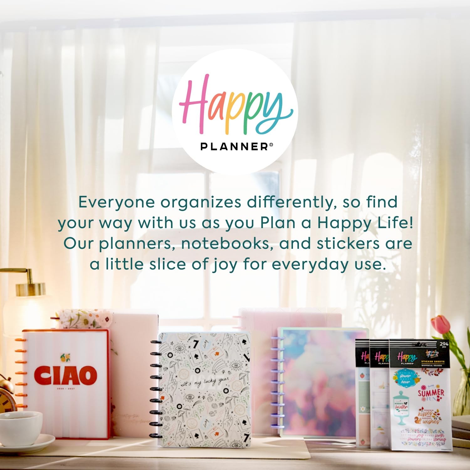 Happy Planner Disc-Bound Planner July 2026–June 2027, Includes 3 Extra Months…