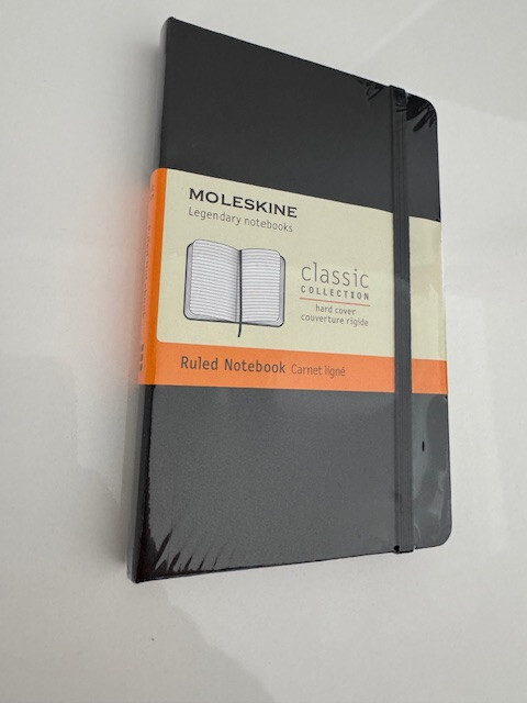 NEW Moleskine RULED Notebook HARD BLACK COVER POCKET SIZE 1009 SEALED