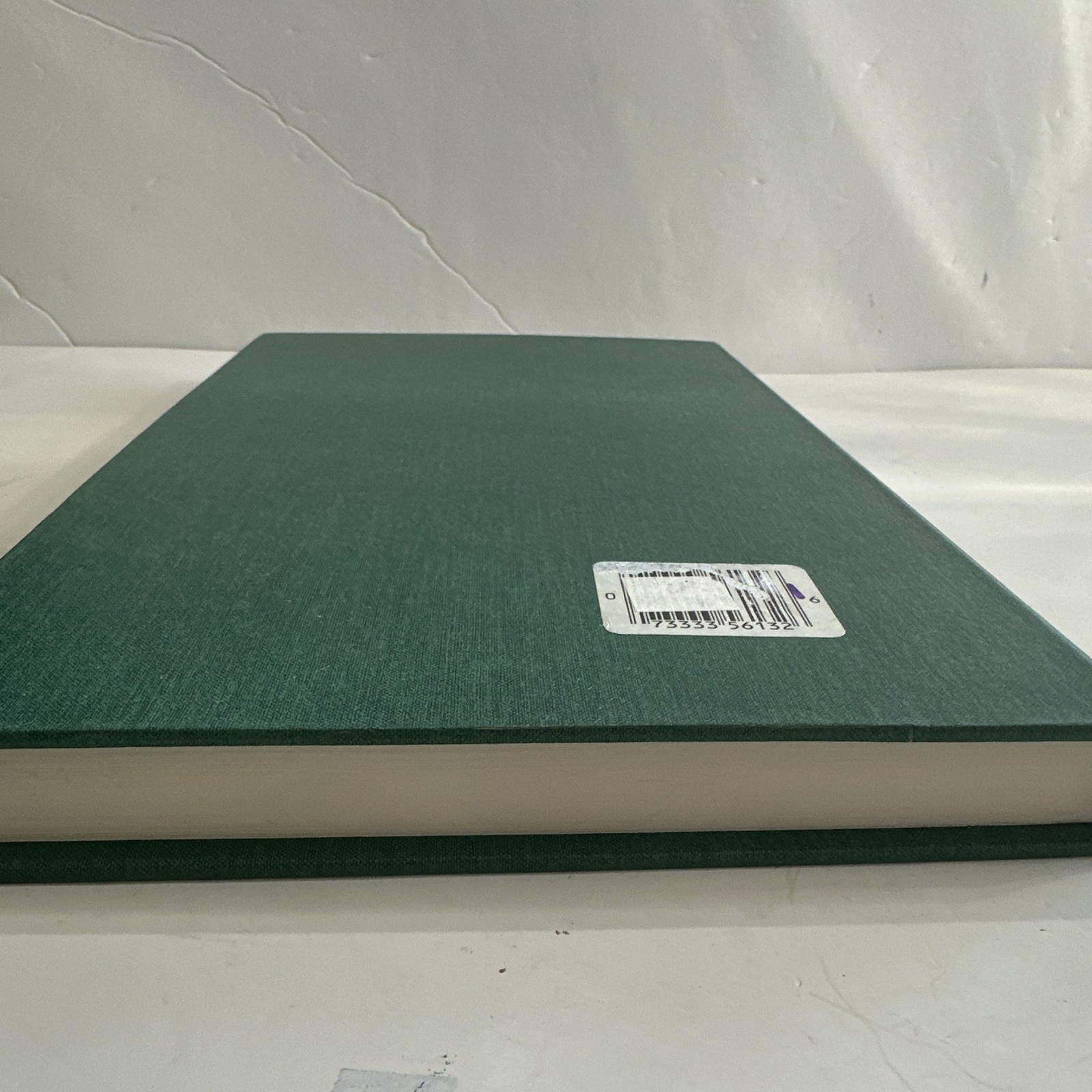 National 56-132 Green Cloth Hardcover Journal Record Book, Numbered Pages