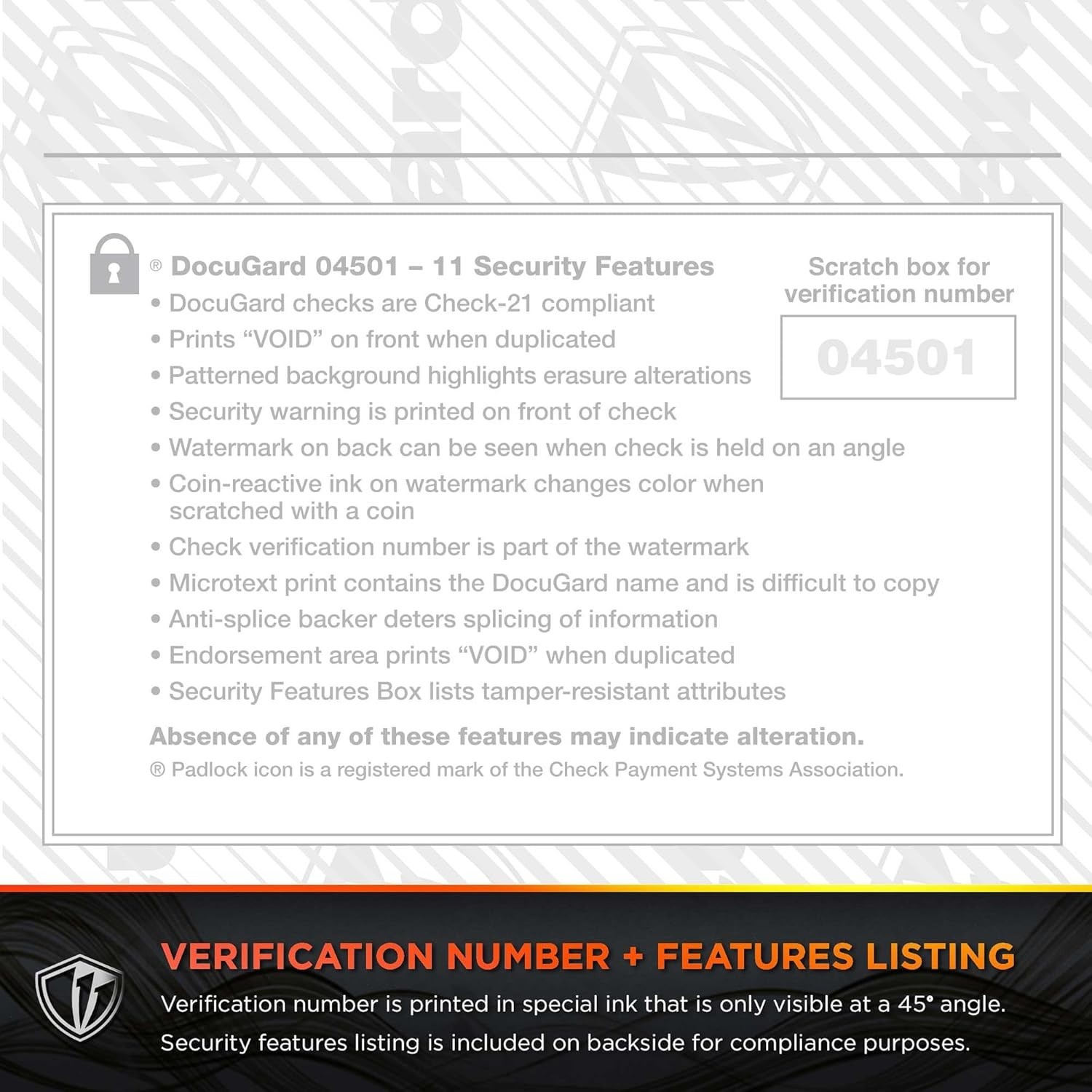Standard Blue Marble Top High Security Check Paper – Laser/Inkjet Printer Com…