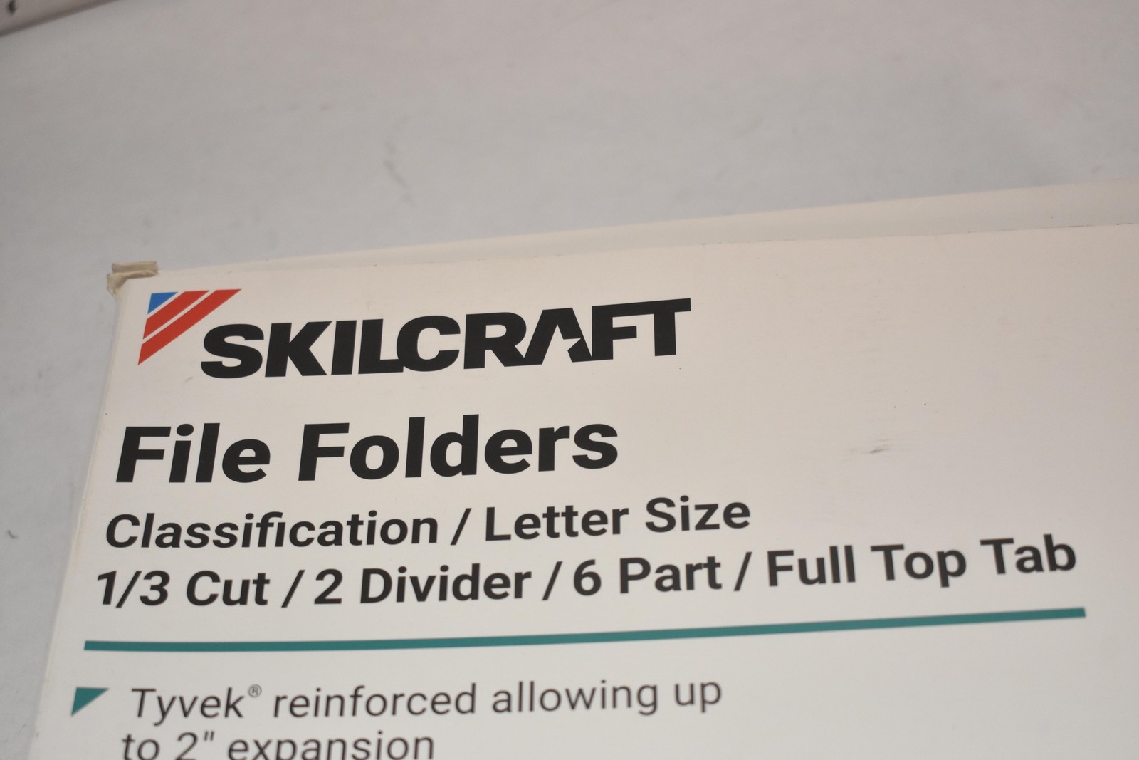 SKILCRAFT Classification Folders Letter Size Earth Red 10 PK Full Top Tab USA