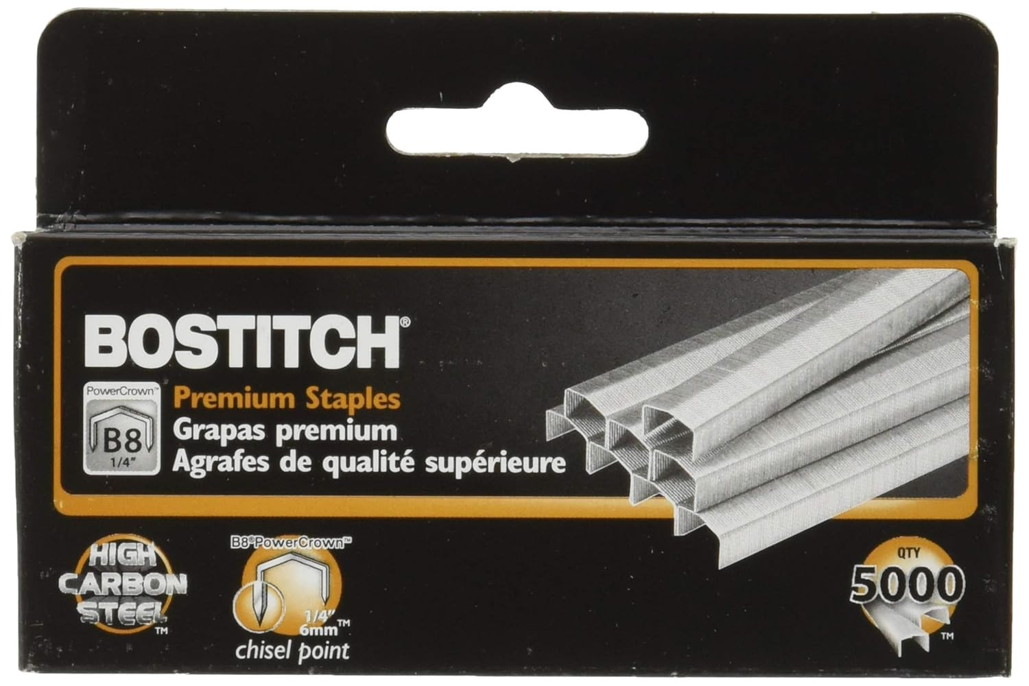 Value Pack of 6 Boxes Stanley B8 Powercrown Premium 1/4″ Staples (Stcrp21151/4)