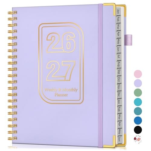 2026-2027 Planner, 18-Month Weekly & Monthly Organizer, 8.5″x11″ Large Calendar,