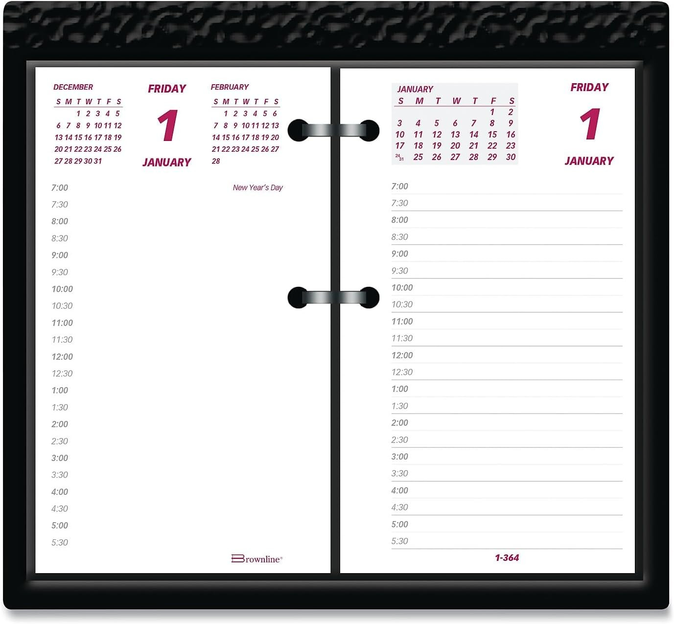 2024 Daily Desk Calendar Refill, 12 Months, January to December, 6″ X 3.5″ (C2R-