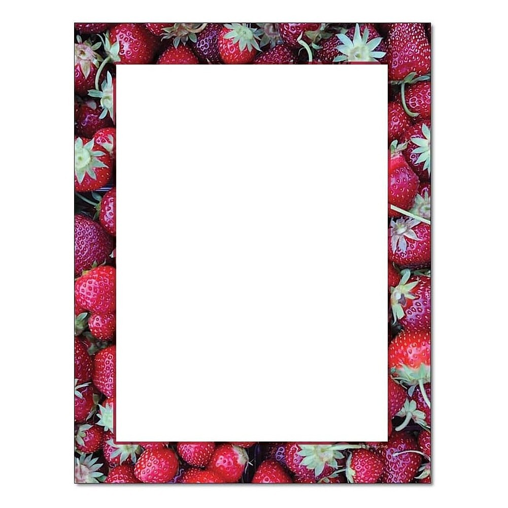 Strawberry Basket Letterhead Laser & Inkjet Printer Paper – 25 Sheets (olh290)