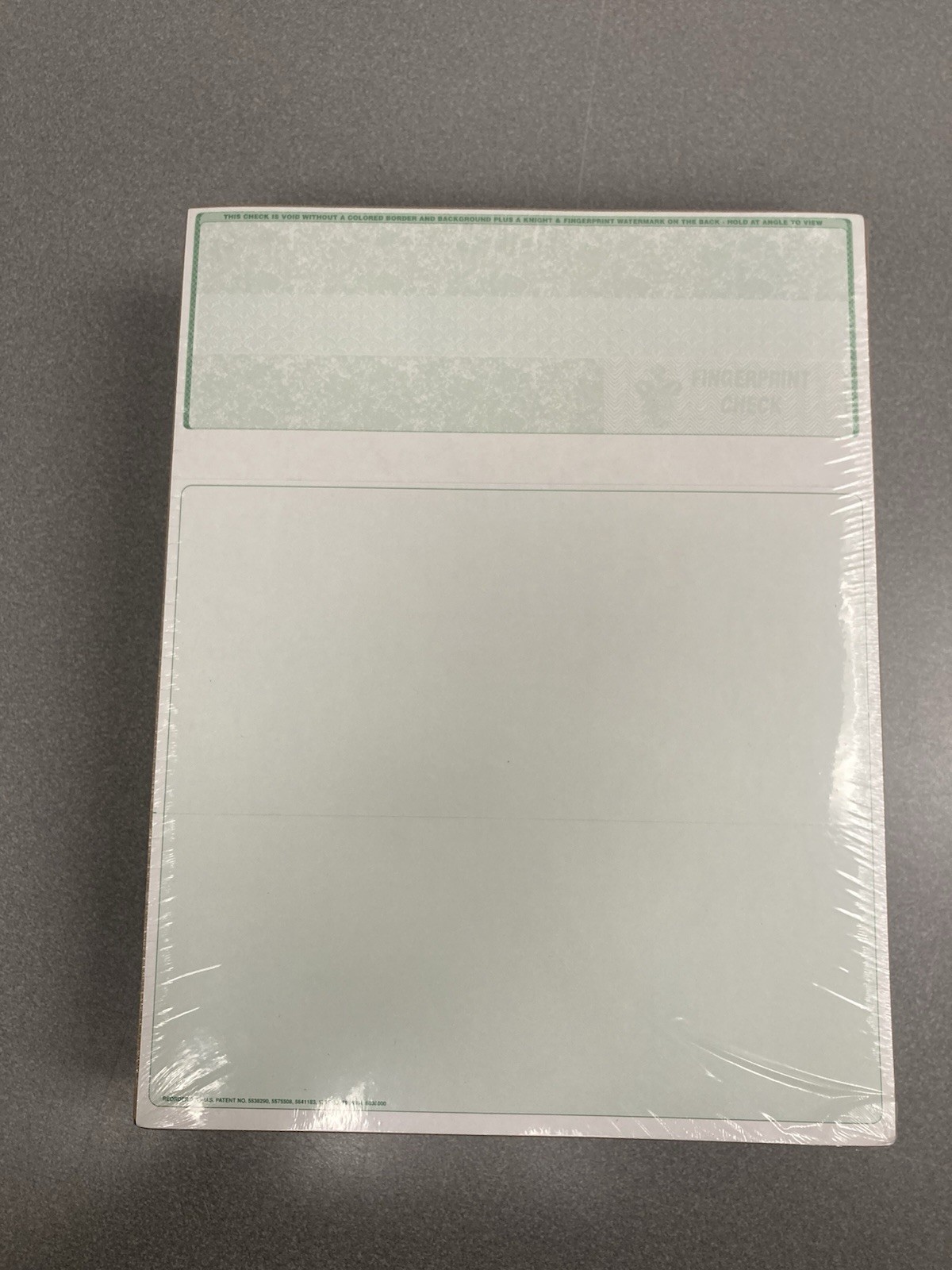 Blank Check Stock
