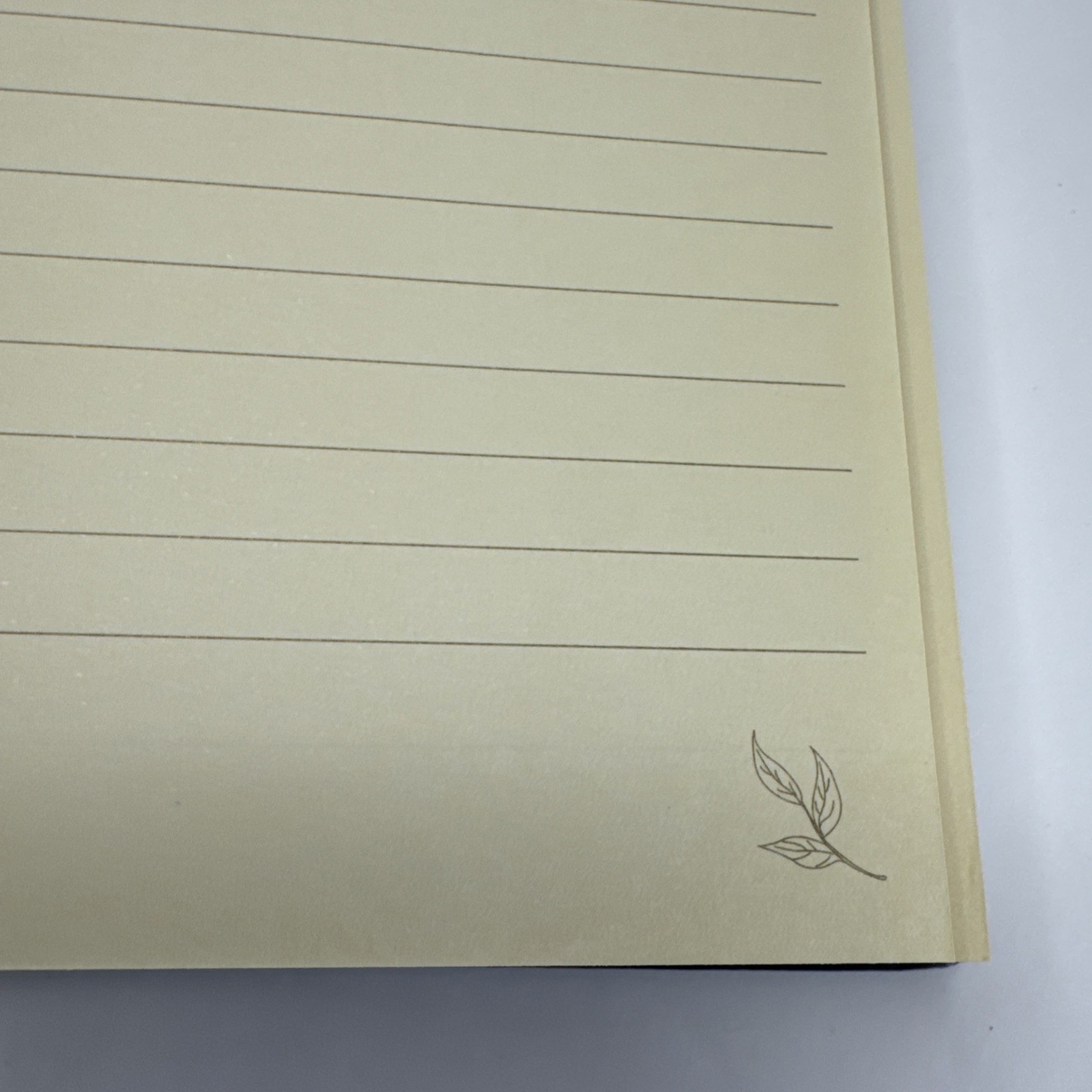 Flower Journal/ Notebook Navy Blue Faux Leather Lined Paper Beautiful Journal