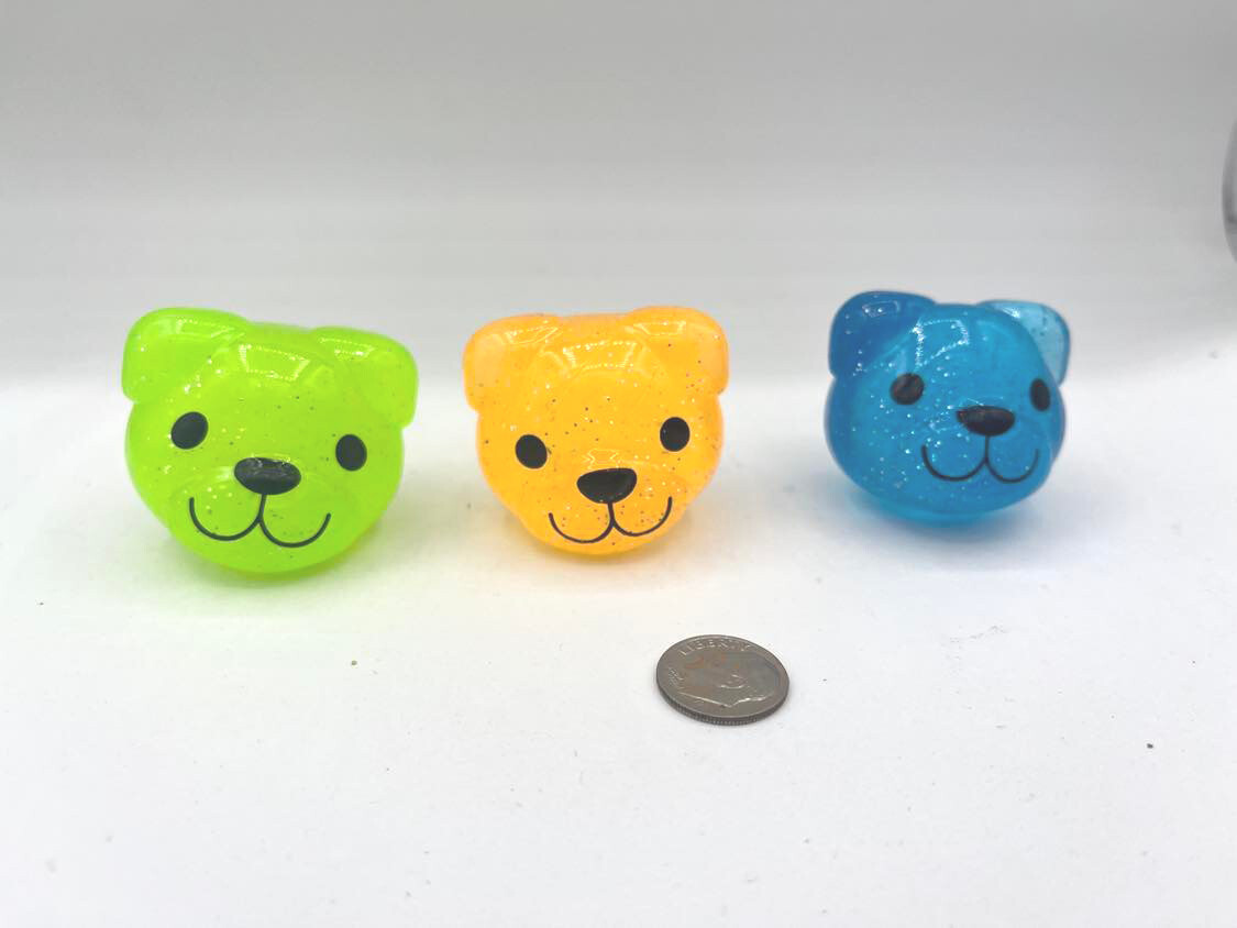 Cute Puppy Dog (or Bear, you decide) Bouncy Ball – !Kawaii Decora! Novelty Gift