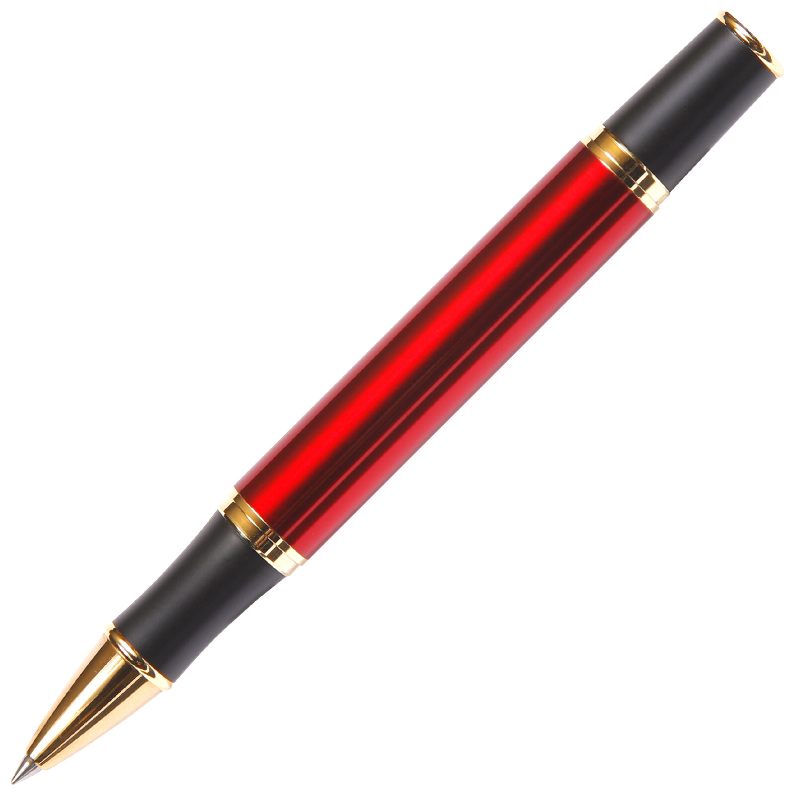 Gripper Roller Ball Pen – Red with OS Single Gift Box Rosewood