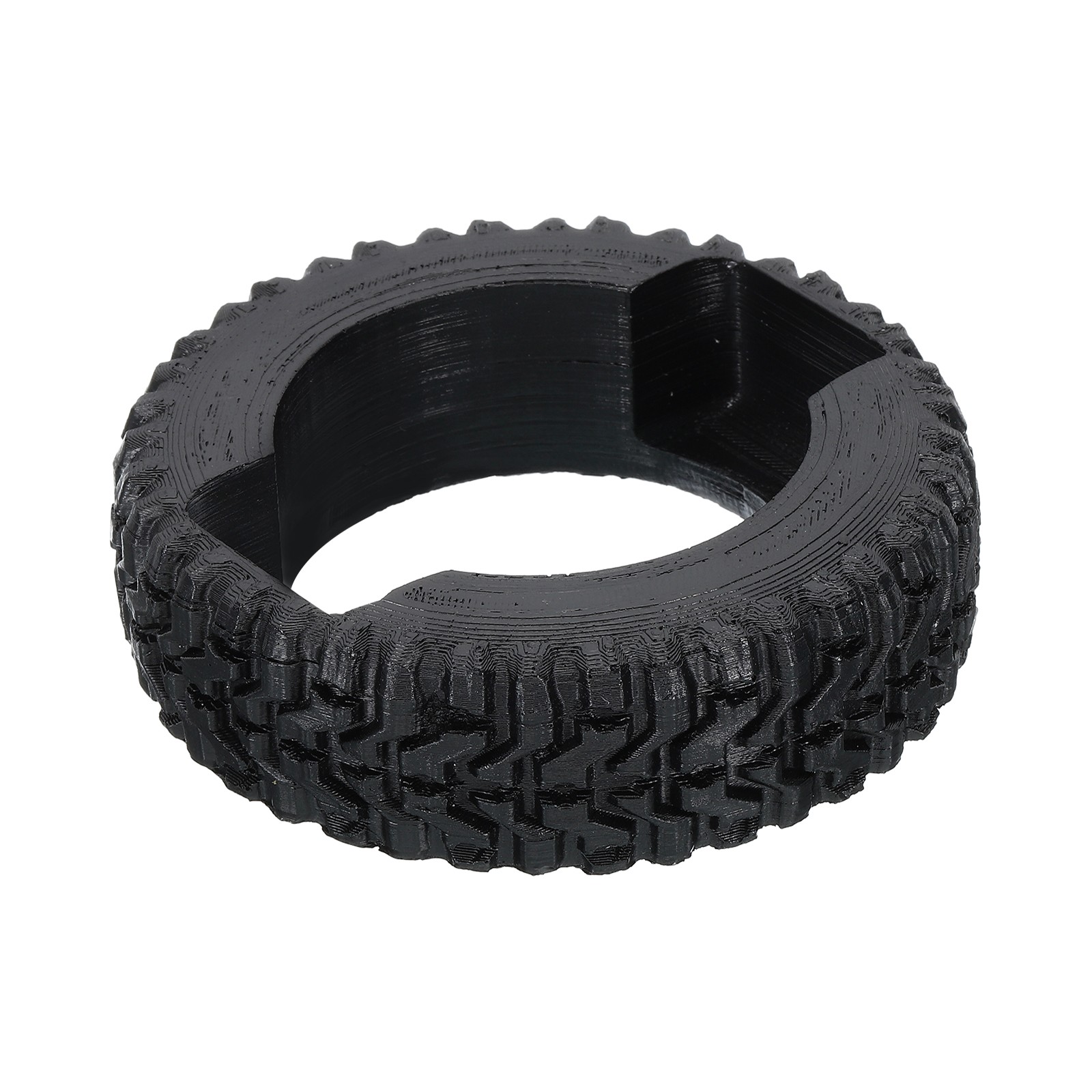 Tire Business Card Holder for Desk, Business Card Holders Rubber Plastic, Black