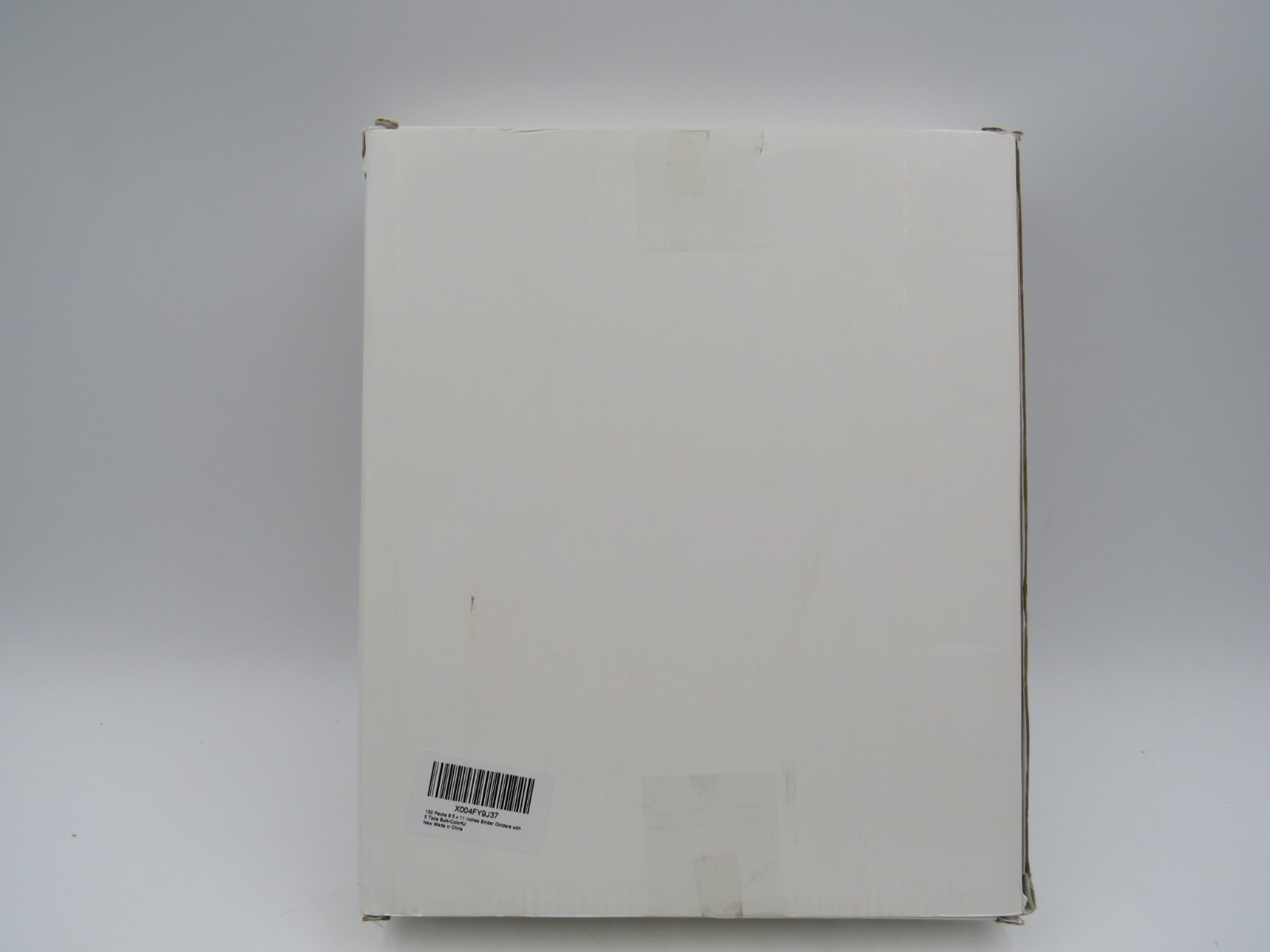3 Ring Binder Dividers with 5 Tabs Bulk 150 Pcs/30 Sets 8.5 x 11 Inches NEW