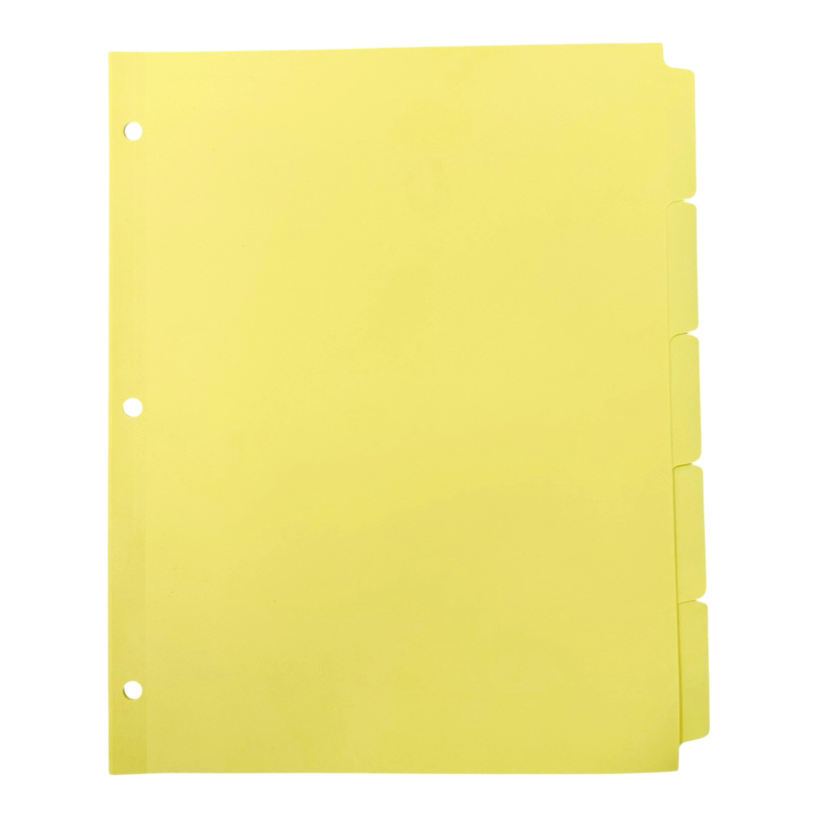 36 Sets Avery 3 Ring Binder Plain Tab Write & Erase Dividers 5 Tabs Buff