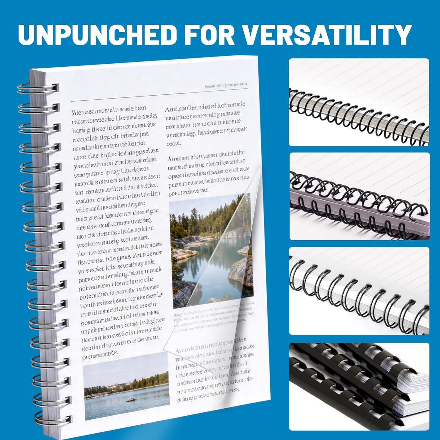 24 Pack 8.5 X 11 Inches PVC Clear Binding Covers, 8 Mil Report Cover Sheets | Le