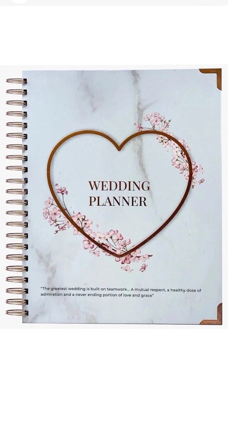 Wedding Planner for Bride 9″ x 11″ – Wedding Planning Book & Organizer