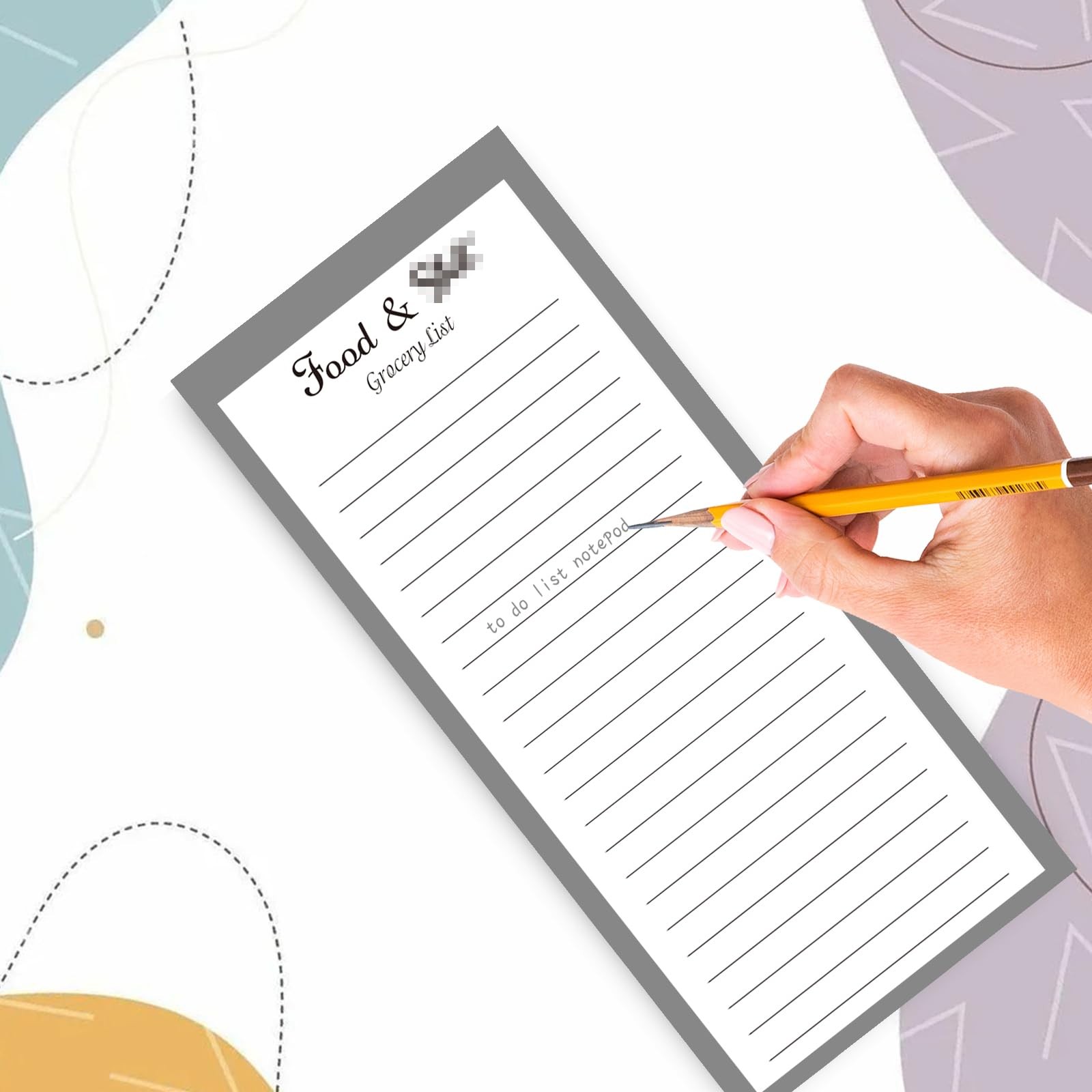 2 Pack Magnetic Notepads for Refrigerator, 100 Pages/BookGrocery List Magnet …