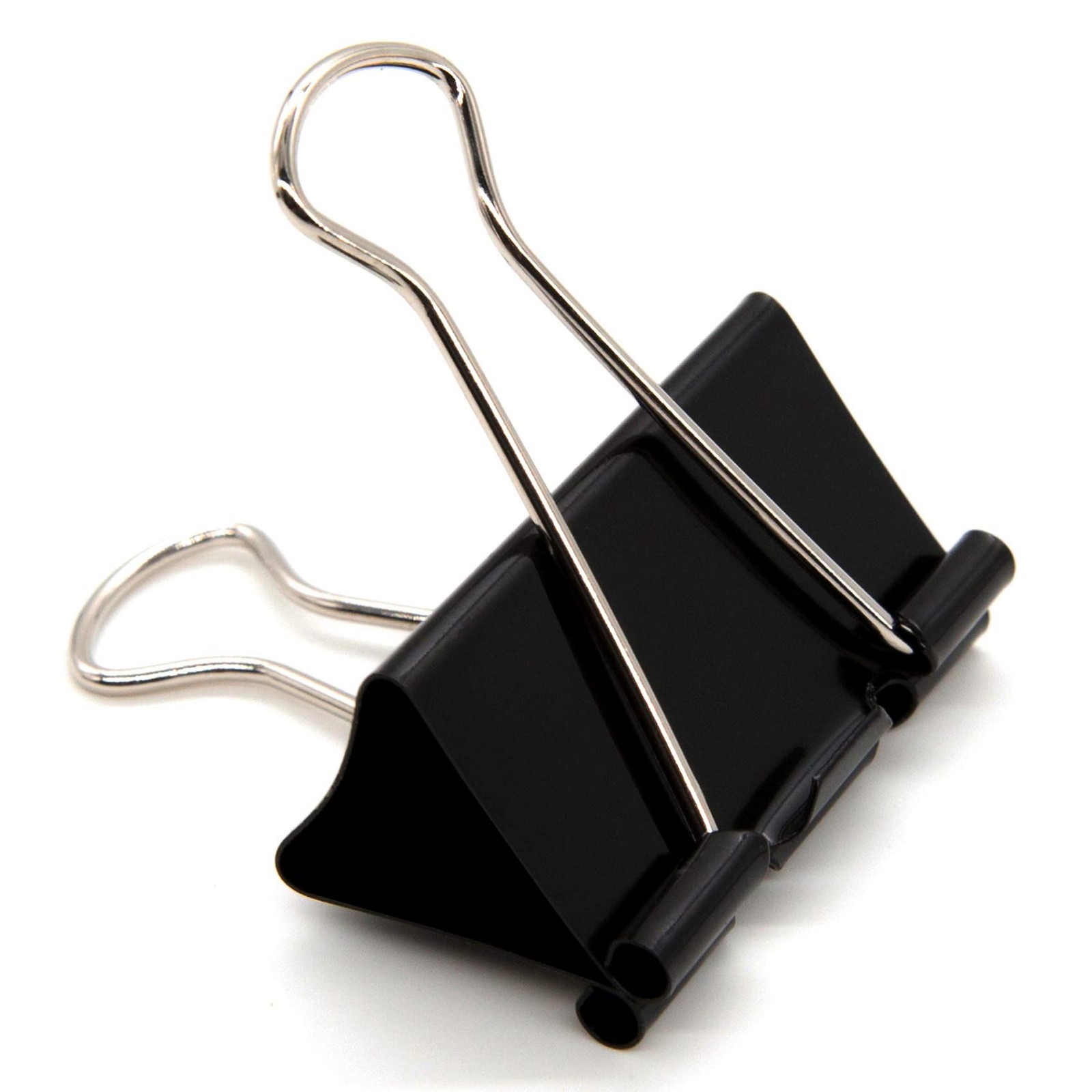 Coofficer Extra Large Binder Clips 2-Inch (24 Pack), Big 0.8 inches, Black