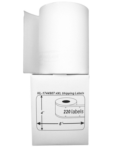 DYMO LabelWriter Shipping Labels 4 x 6 White 220 Labels/Roll 1744907