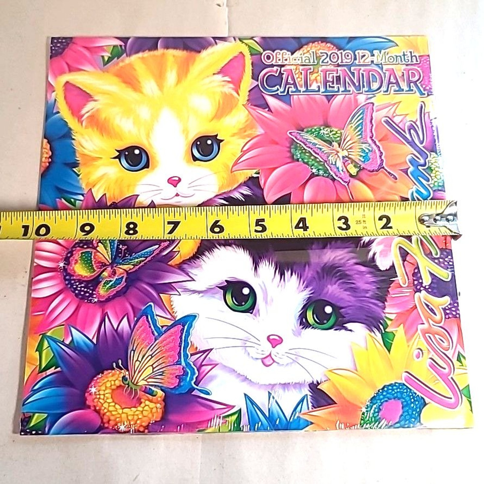 NEW Sealed Lisa Frank New 2019 Calendar 12 Month Wall Hanging Year