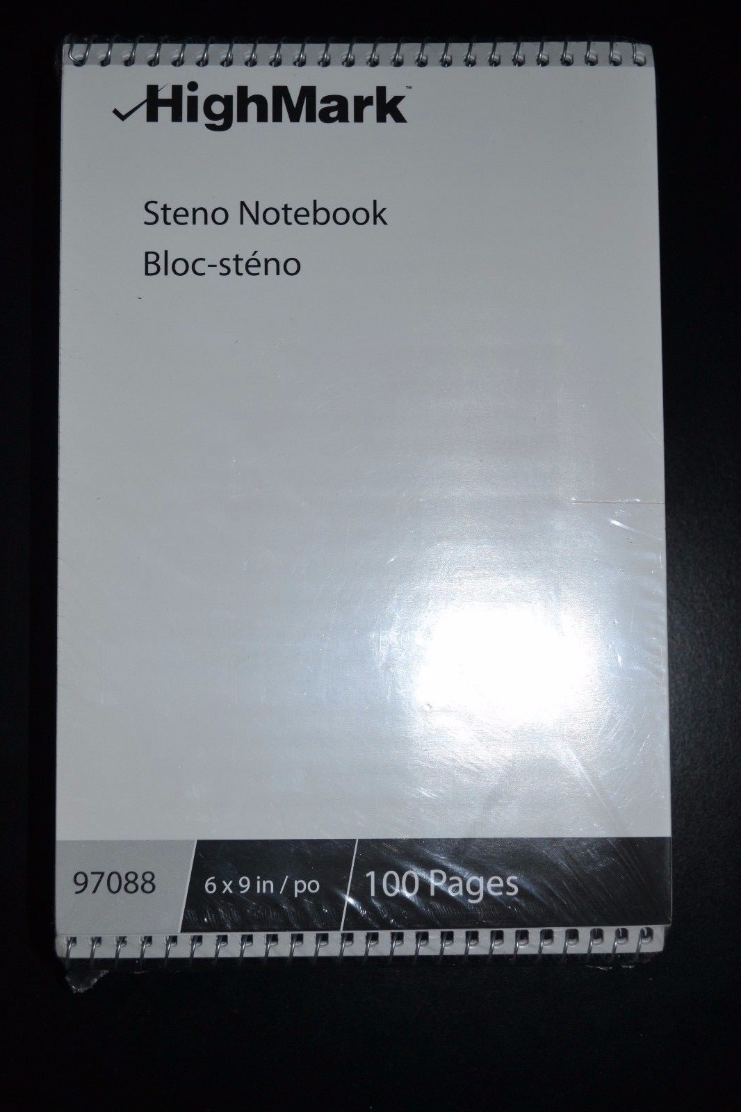 STENO NOTEBOOK + 100 PAGES + 6′ X 9″ = 15.5 CM X 23 CM + HIGHMARK + 97088