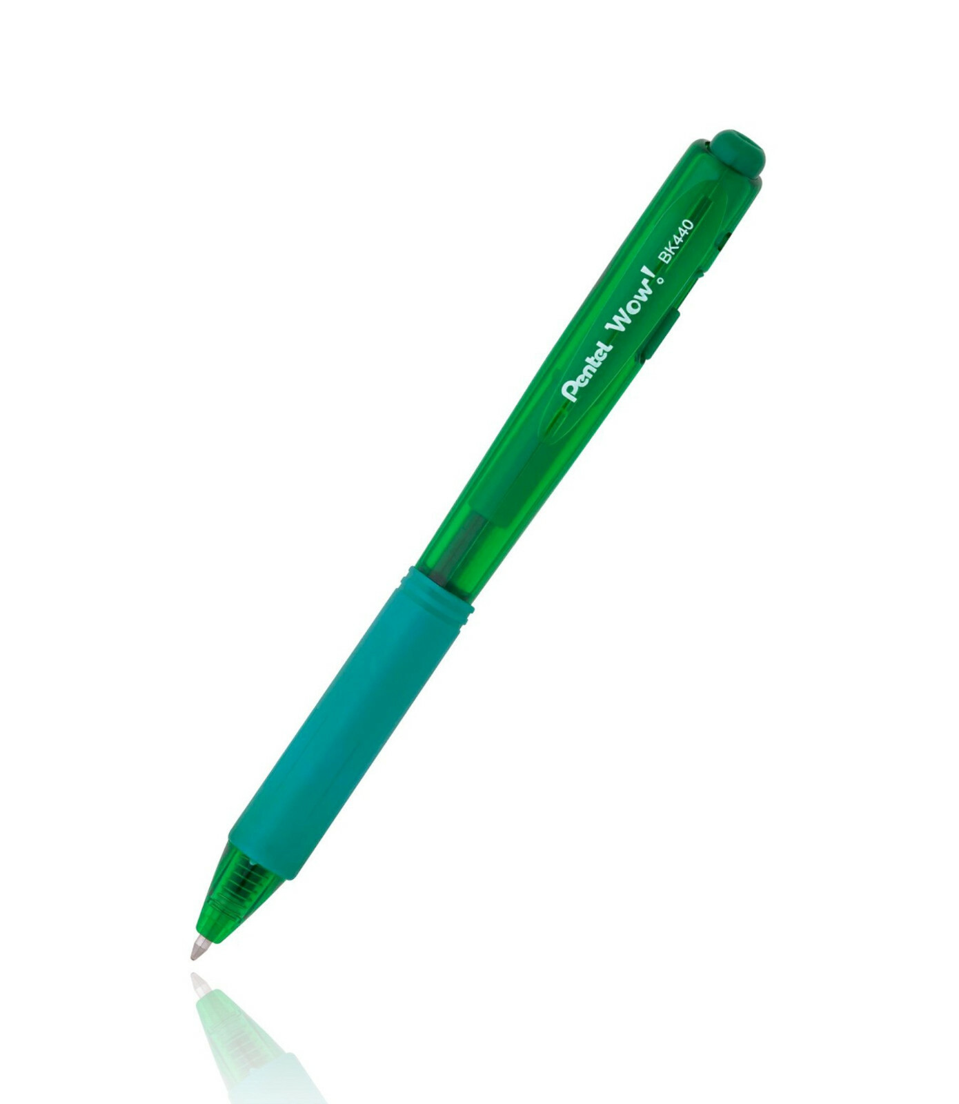 NEW Pentel Wow! Retractable Ballpoint Pen 6-PACK 1.0mm ASSORTED Colors BK440