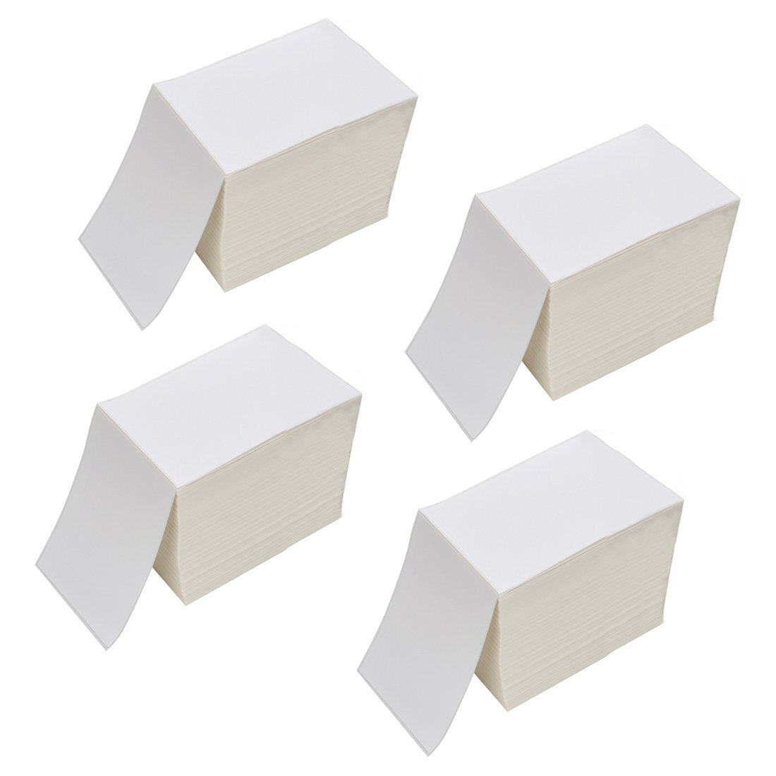 4000 Fanfold 4×6 Direct Thermal Shipping Barcode Labels for Zebra Rollo Printer