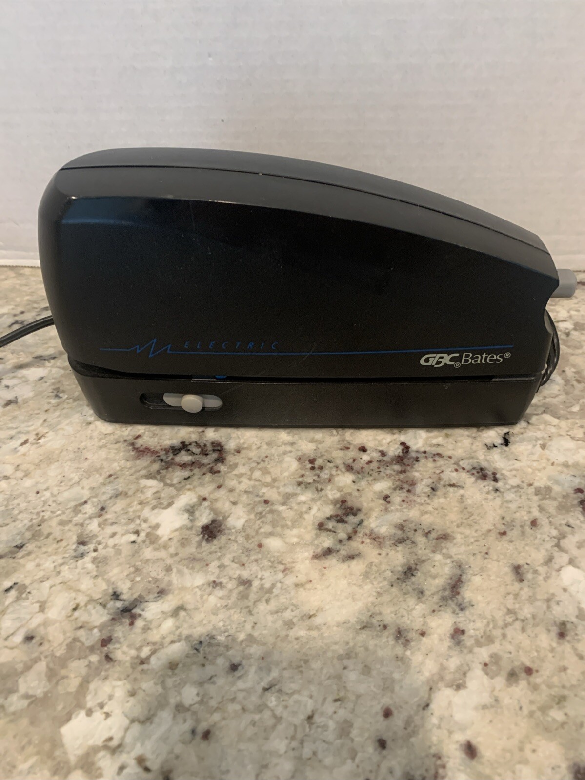 Bates Electric Stapler Model 2120ES Hands Free GBC Black Desktop Unit PreOwned