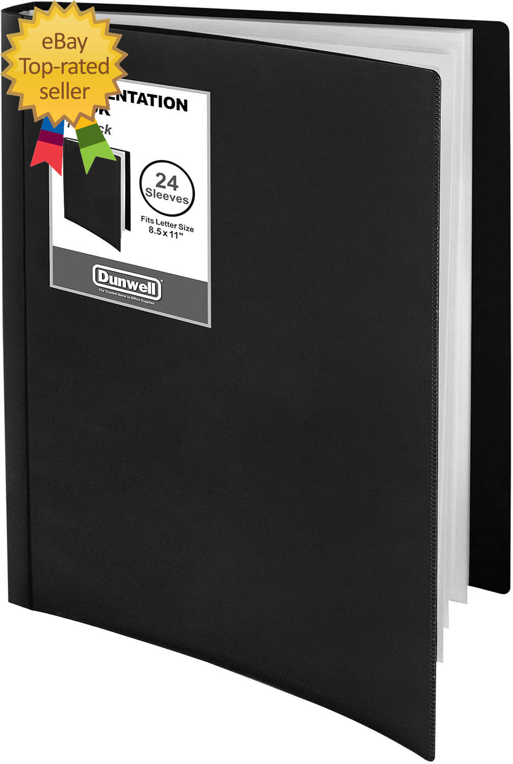 Presentation Binder 24-Pocket Displays 48 Pages 8.5X11 Portfolio Binder