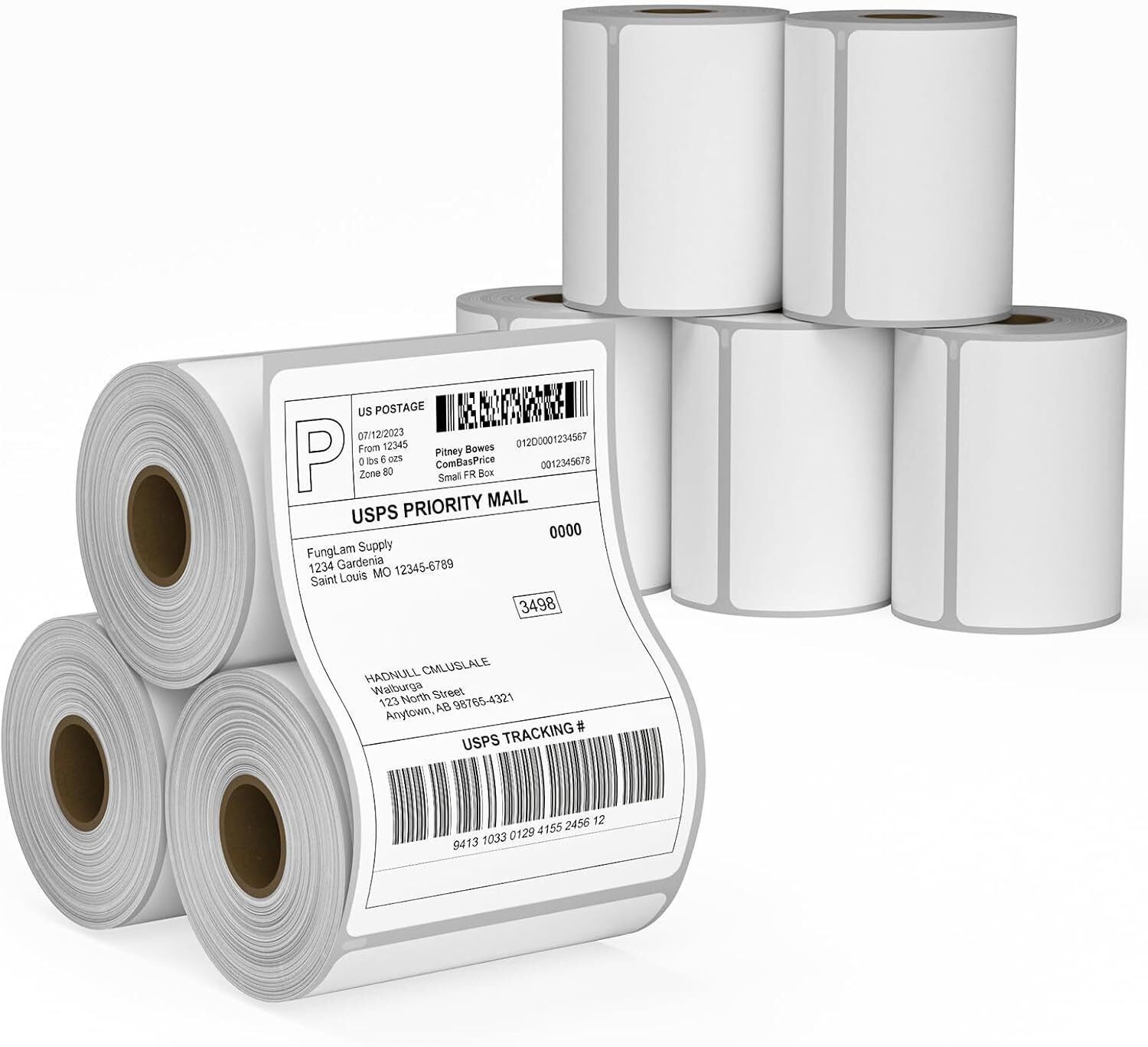 1744907 Thermal Shipping Labels For DYMO 4XL 4″x6″ 220/Roll for e-commerce US