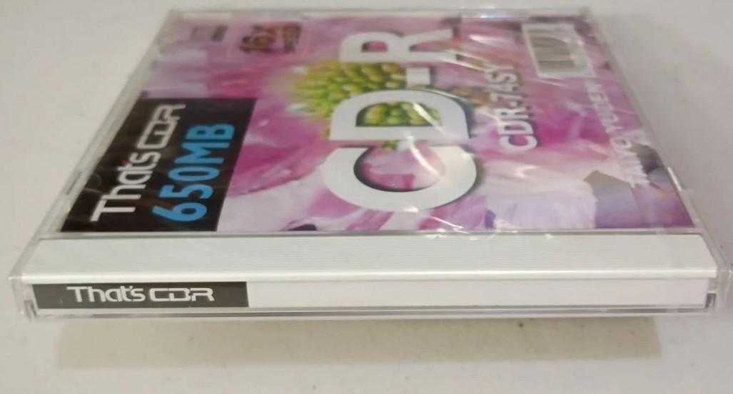 That’s CDR-74SY 650MB 16X Speed NEW SEALED Taiyo Yuden Compact Disc Recordable