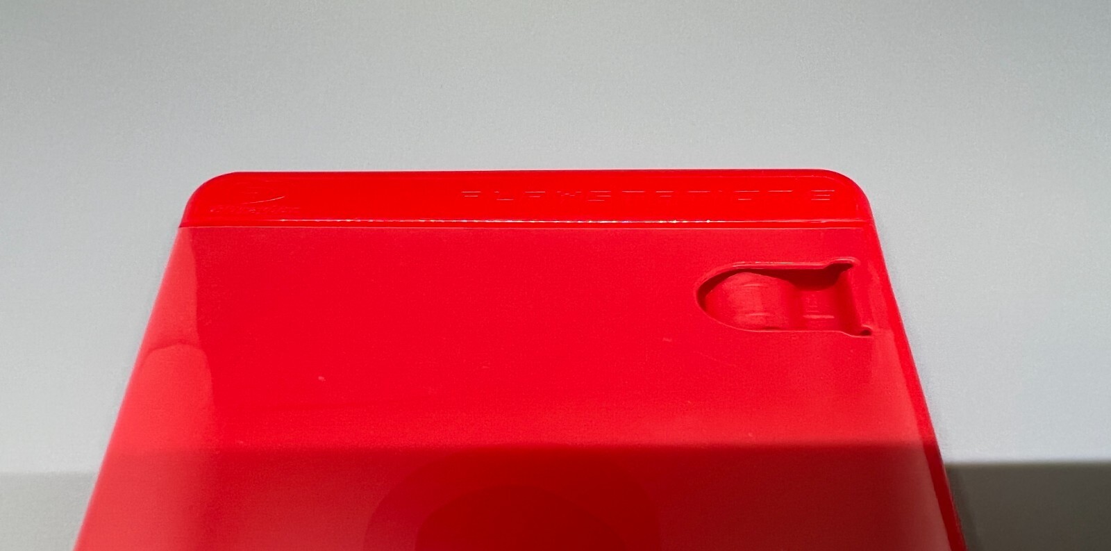 1 NEW 14MM PS3 RED GAME CASE, PLAY STATION 3 LOGO & BLU-RAY LOGO, PS3RED-BR