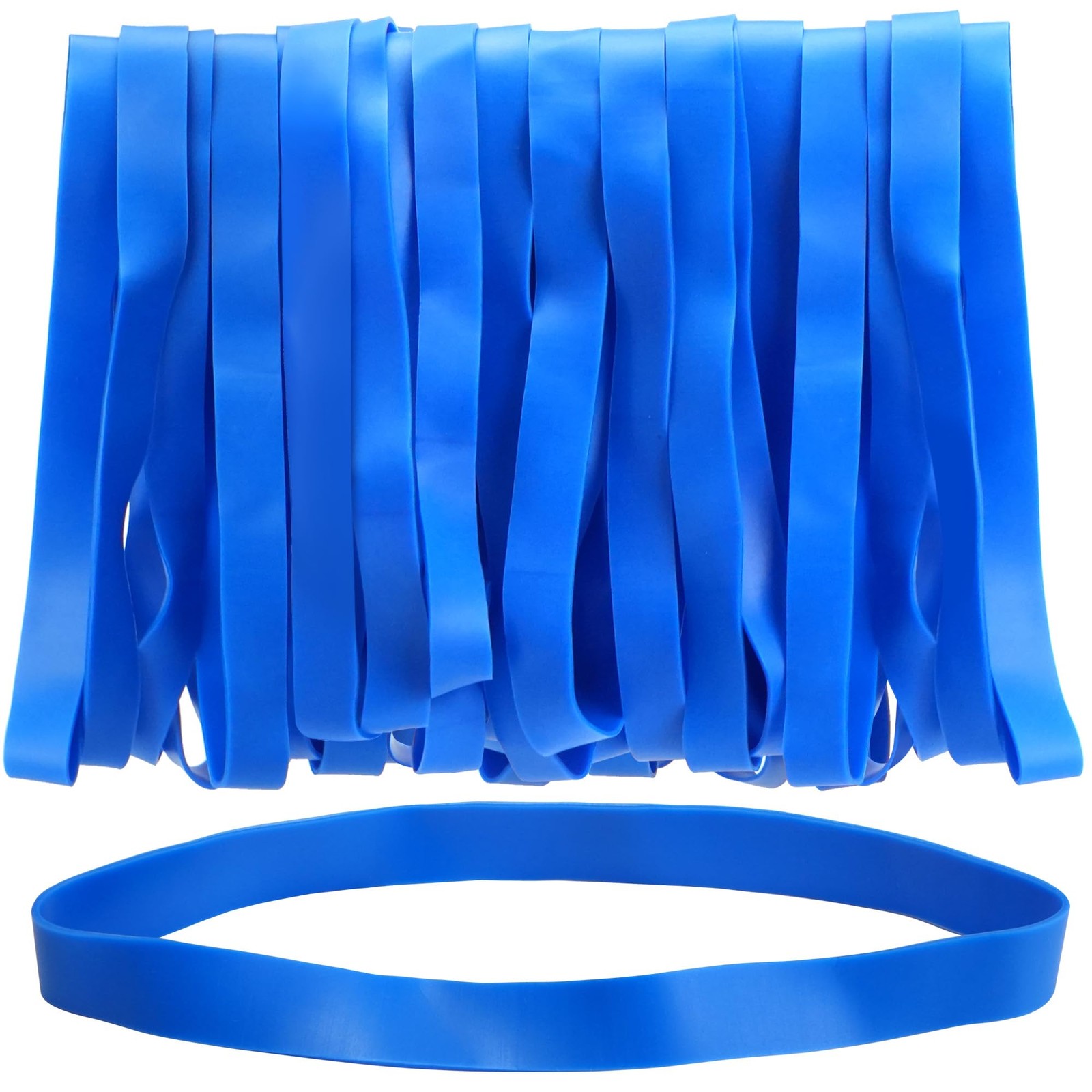 LotFancy Large Rubber Bands, 30Pcs Size #107 Big Wide Elastic Bands, Heavy Du…