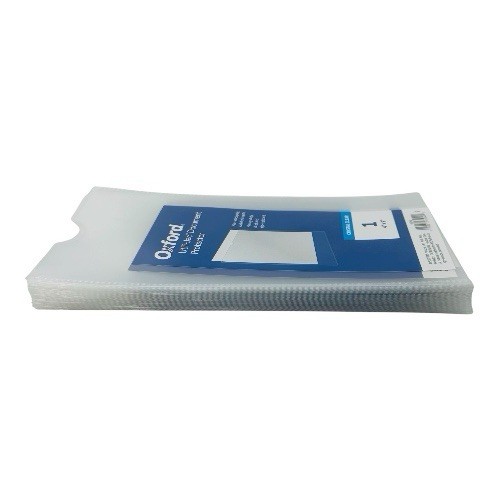 42 Count Oxford Utili-Jac Document Protector 9″ x 4″ Vinyl Clear