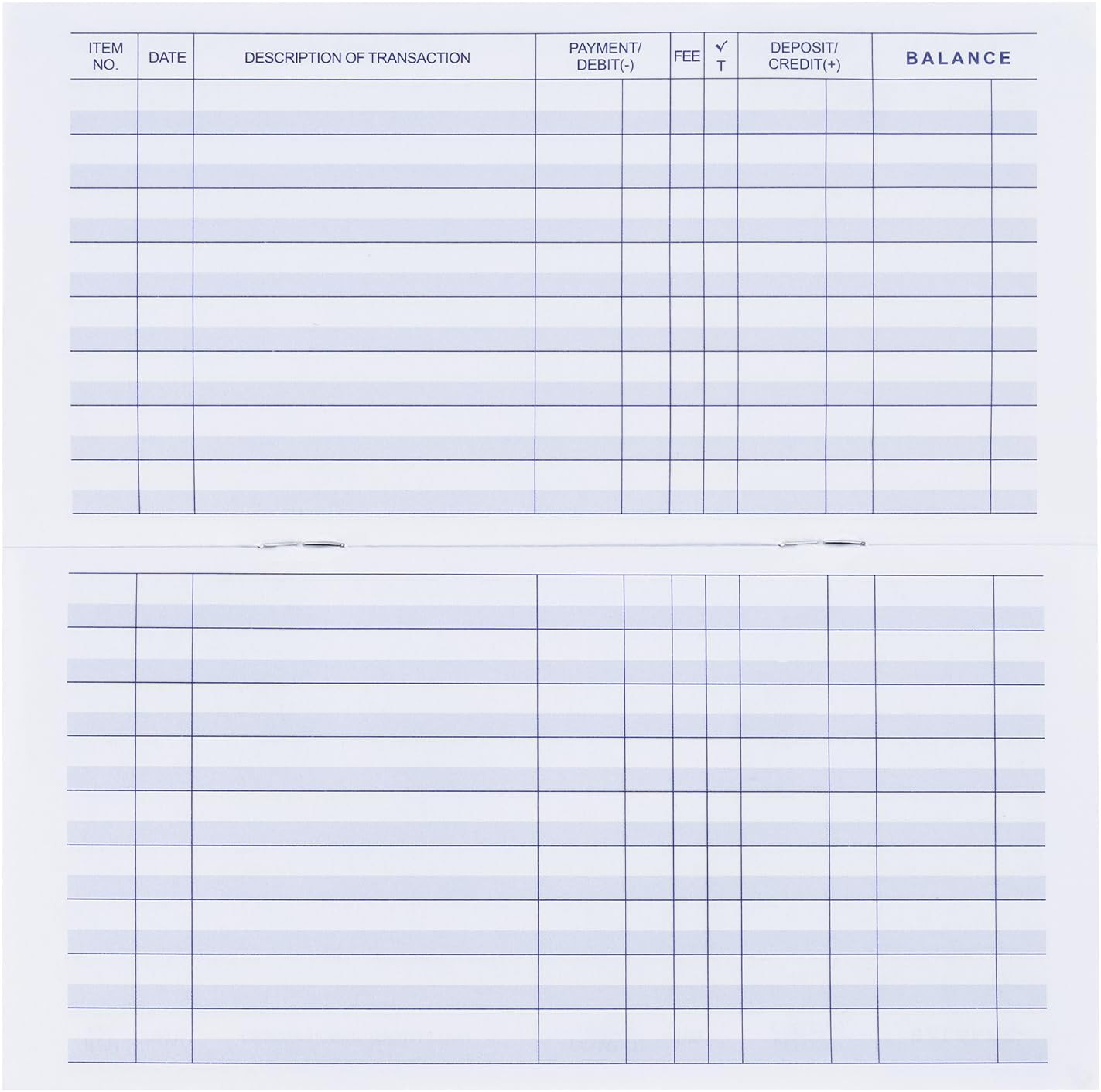 20 Pack Checkbook Register, Check Registers for Personal, Blank Ledger Transa…