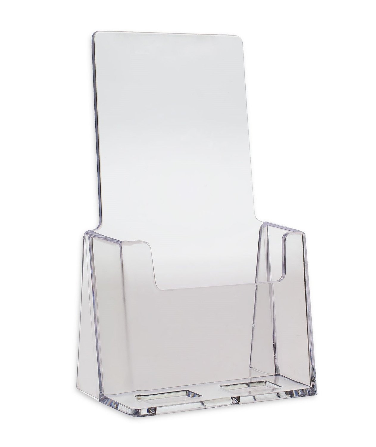 2 Pack Brochure Holder 4×9″ Tri-Fold Desktop AZM Display Top Quality Made in USA