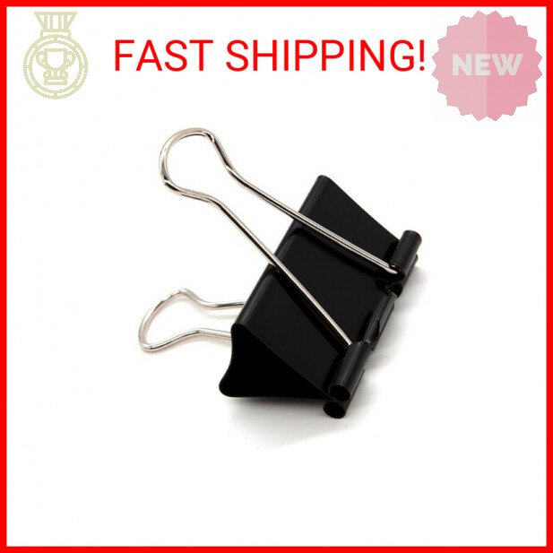 Coofficer Extra Large Binder Clips 2-Inch (24 Pack), Big Paper Clamps for Office