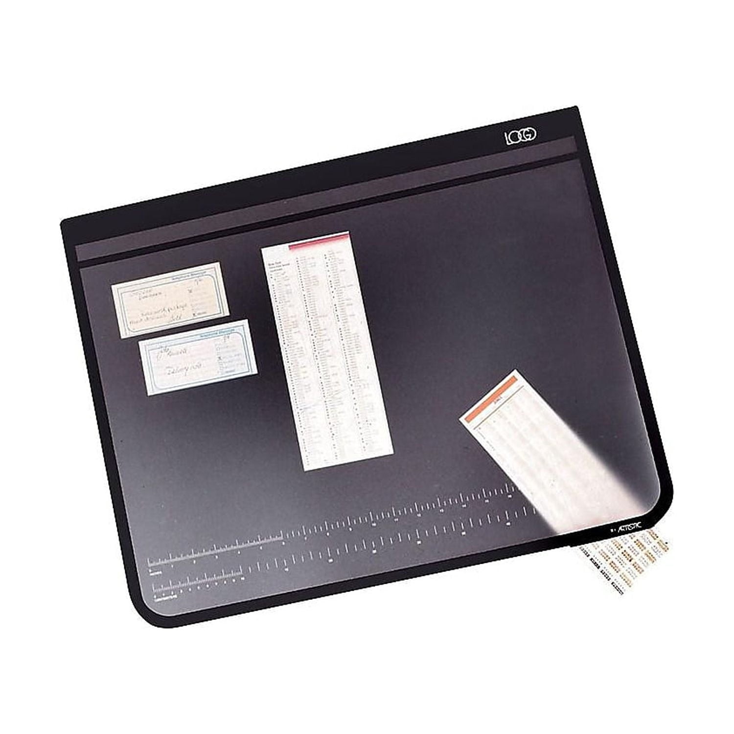Logo Pad 41200 Desktop Organizer 31″ Width X 20″ Depth Rubber Plastic Black