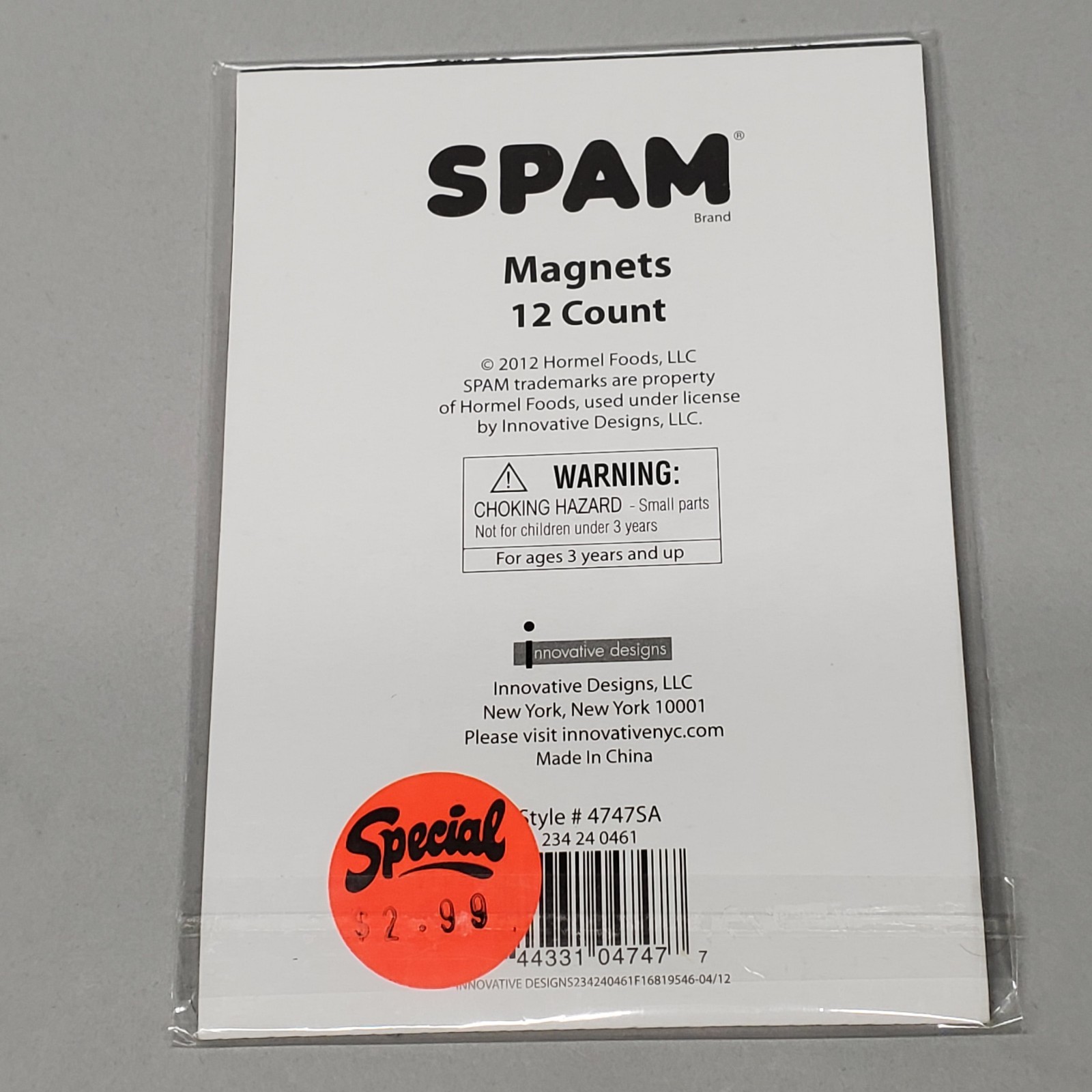Lot 5 NEW Retro 1950s Style SPAM Writing Journals Magnet Set Retro Hormel Foods