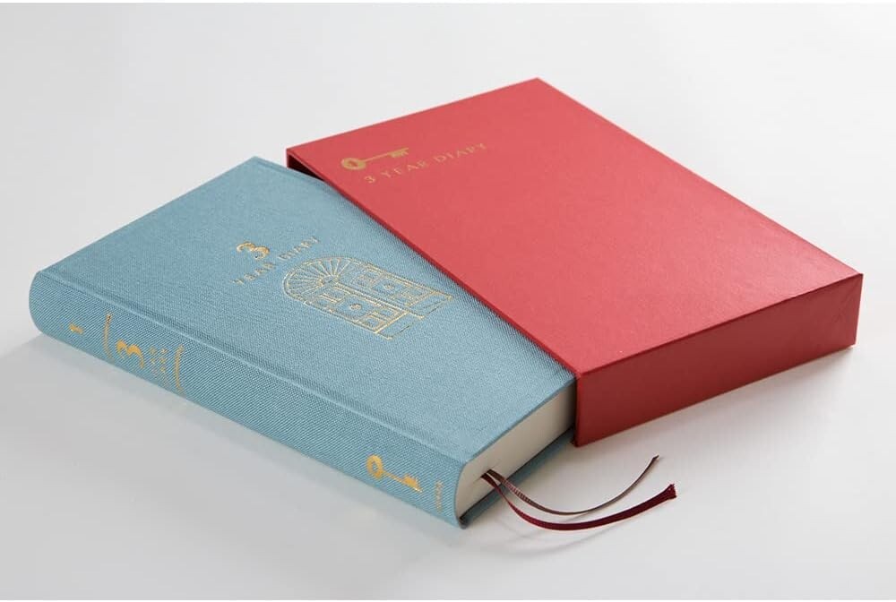 Green Diary 3 years continuous use door light blue 12394006 Japan From JPN